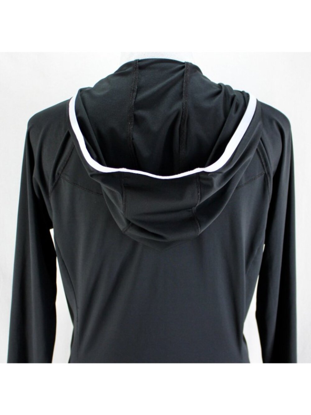 Title Nine Sunbuster Full Zip Hoodie Jacket Womens Size M Black Long Sleeve - Picture 6 of 8